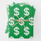 Feuille De Papier Cadeau Panneau dollar (En situation)