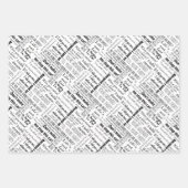 Feuille De Papier Cadeau Papa-isms (Devant 3)