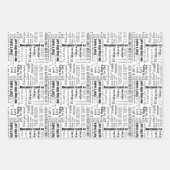 Feuille De Papier Cadeau Papa-isms (Devant 2)