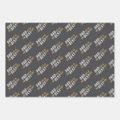 Feuille De Papier Cadeau Papa Life est la meilleure vie Citation père (Devant)