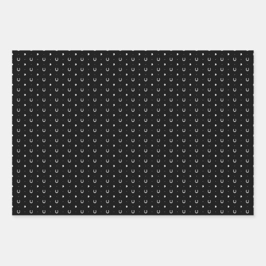 Feuille De Papier Cadeau Papel de Regalo Estilo Ouest (Devant)