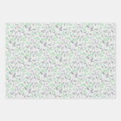 Feuille De Papier Cadeau Papel de regalo floral (Devant 2)