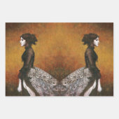 Feuille De Papier Cadeau Paper de Victorian Peacock (Devant 2)