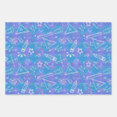 Feuille De Papier Cadeau Papeterie De L'École Retour À L'École (Devant)