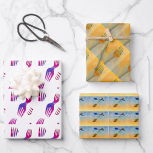Feuille De Papier Cadeau Papiers d'emballage pour ustensiles de cuisine
