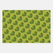 Feuille De Papier Cadeau Papillon en forme de coeur (Devant 3)