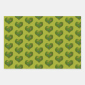 Feuille De Papier Cadeau Papillon en forme de coeur (Devant 2)