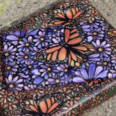 Feuille De Papier Cadeau Papillon monarque