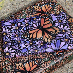 Feuille De Papier Cadeau Papillon monarque