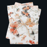 Feuille De Papier Cadeau Papillon Prairie Aquarelle Joli<br><div class="desc">Sont également disponibles les articles assortis comme les invitations, les cartes d'accompagnement, les étiquettes d'adresse de retour, les faveurs, les étiquettes-cadeaux, les cadeaux de demoiselles d'honneur, les cartes de remerciement, les enveloppes, et plus encore ! Si vous souhaitez quelque chose de personnalisé, cliquez sur « message » sous mon profil...</div>