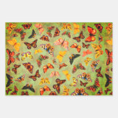 Feuille De Papier Cadeau Papillons (Devant)