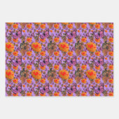 Feuille De Papier Cadeau Papillons abondants (Devant 3)
