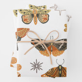 Feuille De Papier Cadeau Papillons Boho Bohemian (En situation)