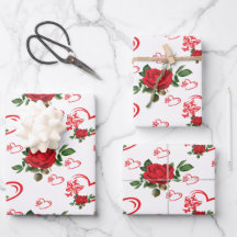 Papillons de coeur et fleurs