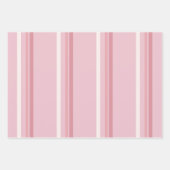 Feuille De Papier Cadeau Pâques roses à l'ancienne (Devant)