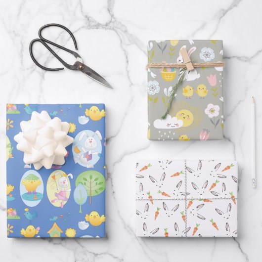 Feuille De Papier Cadeau Pâques spécial (Recto)