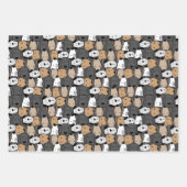 Feuille De Papier Cadeau Parade des chiens formidables (Devant 3)