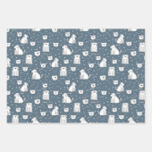 Feuille De Papier Cadeau Parade des chiens formidables (Devant 2)