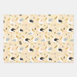 Feuille De Papier Cadeau Paradis lunaire