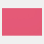 Feuille De Papier Cadeau Paradis Rose Fluorescent Uni 3 Tons (Devant 2)
