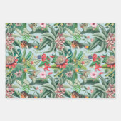 Feuille De Papier Cadeau Paradis tropical (Devant 2)