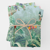 Feuille De Papier Cadeau Paradis tropical (En situation)