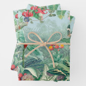 Feuille De Papier Cadeau Paradis tropical (En situation)