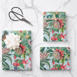 Feuille De Papier Cadeau Paradis tropical