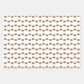 Feuille De Papier Cadeau Parcelle Dormir Dans Un Arbre Cute Animal Multi Co (Devant)