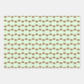 Feuille De Papier Cadeau Parcelle Dormir Dans Un Arbre Cute Animal Multi Co (Devant 3)