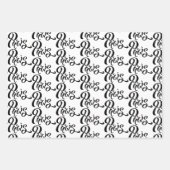 Feuille De Papier Cadeau Paris Lover Trio (Devant 2)