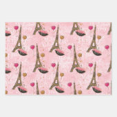 Feuille De Papier Cadeau Paris Romance, Style Français (Devant)