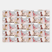 Feuille De Papier Cadeau Parlons Toilettes (Devant)