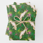 Feuille De Papier Cadeau Parrot Pattern (En situation)