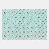 Feuille De Papier Cadeau Parson Jack Russell Terriers motif à toute occasio (Devant)