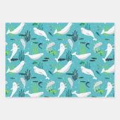 Feuille De Papier Cadeau Parti Beluga (Devant 2)