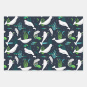 Feuille De Papier Cadeau Parti Beluga (Devant)