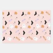 Feuille De Papier Cadeau Parti d'Halloween Spooktaculaire moderne (Devant)