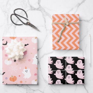 Feuille De Papier Cadeau Parti Spooktaculaire d'Halloween