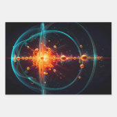 Feuille De Papier Cadeau particule de neutron subatomique (Devant 3)