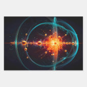 Feuille De Papier Cadeau particule de neutron subatomique (Devant 2)