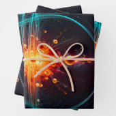 Feuille De Papier Cadeau particule de neutron subatomique (En situation)