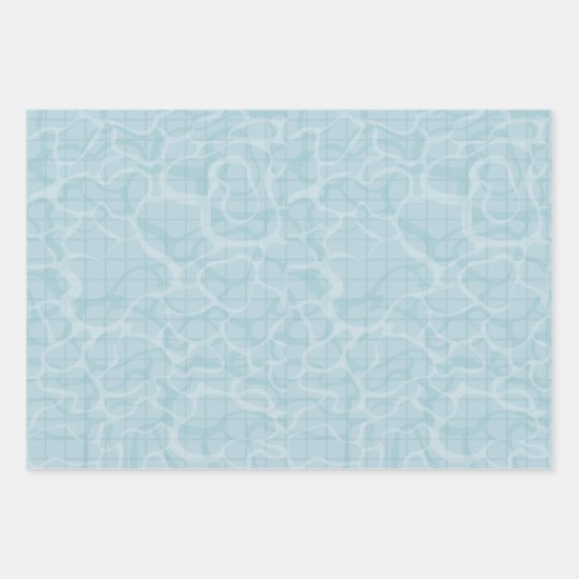 Feuille De Papier Cadeau Partie du pool (Devant)