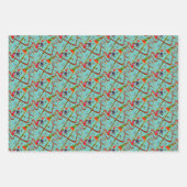 Feuille De Papier Cadeau Partie Notes d'instruments de musique (Devant 2)