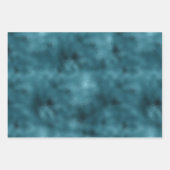 Feuille De Papier Cadeau Parties scintillant de Empreinte de léopard bleu T (Devant 2)