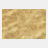 Feuille De Papier Cadeau Parties scintillant d'or confetti scintillant Pers (Devant 2)