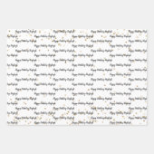 Feuille De Papier Cadeau Parties scintillant d'or confetti scintillant Pers (Devant)