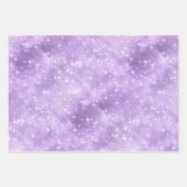 Feuille De Papier Cadeau Parties scintillant et vert brillant/bleu/violet I (Devant 3)