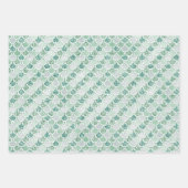 Feuille De Papier Cadeau Parties scintillant Girly Mint Pearl Mermaid (Devant)
