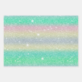 Feuille De Papier Cadeau Parties scintillant Gold, Argent (Devant 2)